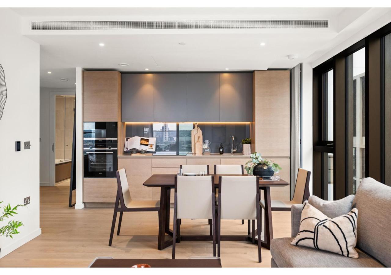 Elegant And Modern Apartments In Canary Wharf Right Next To Thames Londra Dış mekan fotoğraf