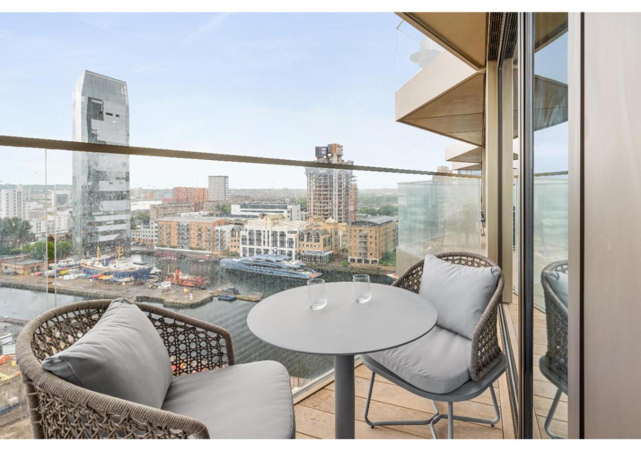 Elegant And Modern Apartments In Canary Wharf Right Next To Thames Londra Dış mekan fotoğraf