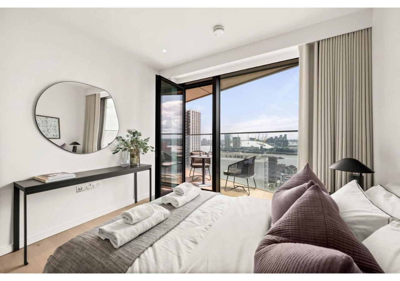 Elegant And Modern Apartments In Canary Wharf Right Next To Thames Londra Dış mekan fotoğraf
