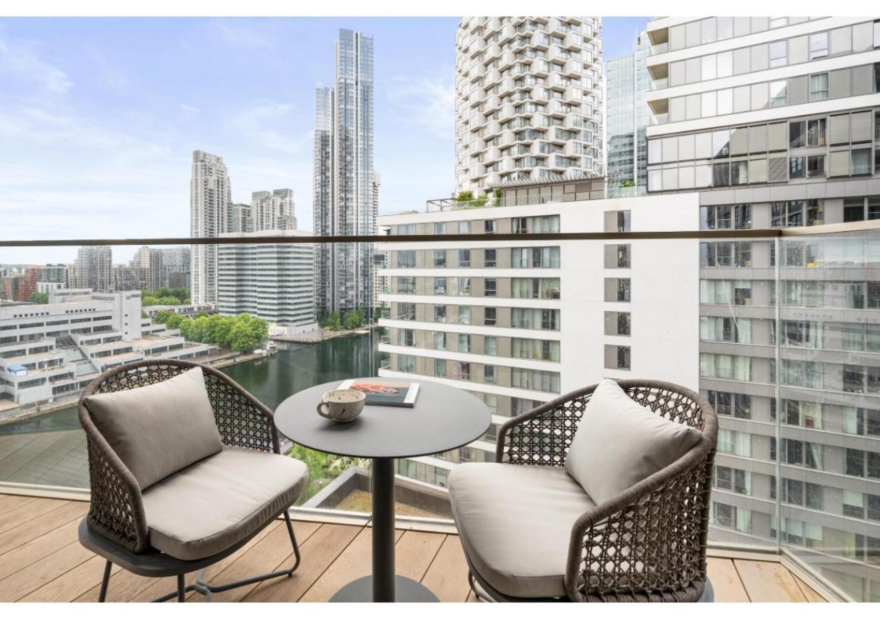 Elegant And Modern Apartments In Canary Wharf Right Next To Thames Londra Dış mekan fotoğraf