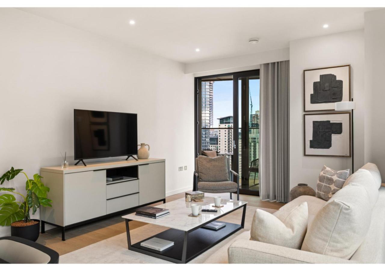 Elegant And Modern Apartments In Canary Wharf Right Next To Thames Londra Dış mekan fotoğraf
