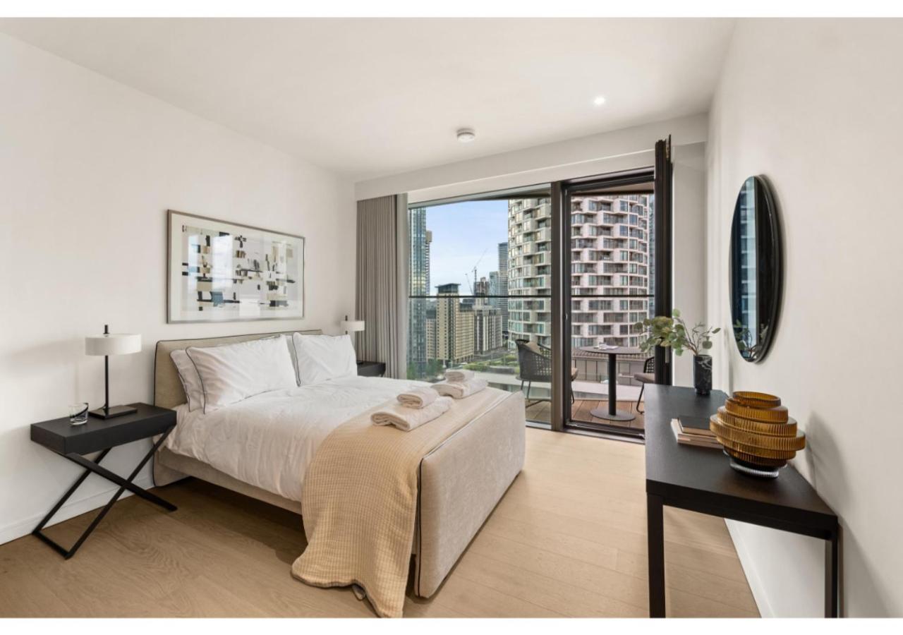 Elegant And Modern Apartments In Canary Wharf Right Next To Thames Londra Dış mekan fotoğraf