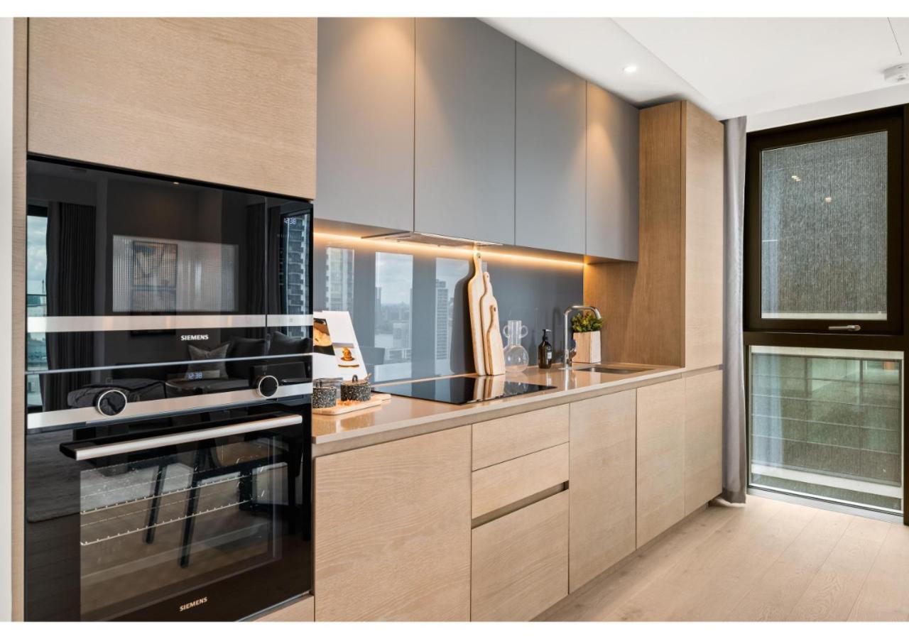 Elegant And Modern Apartments In Canary Wharf Right Next To Thames Londra Dış mekan fotoğraf